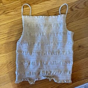 H&M Smocked Sleeveless top